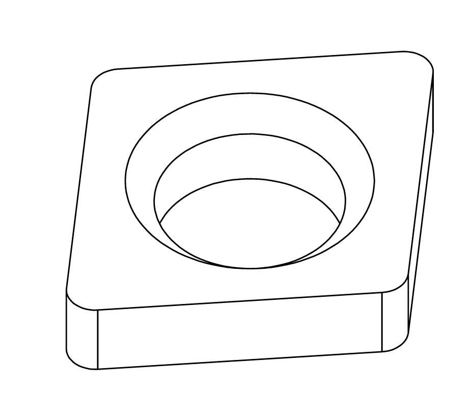 AL-SP011 T-M-P-C Ssistem CNMG 12, CNGN 12 Altlık