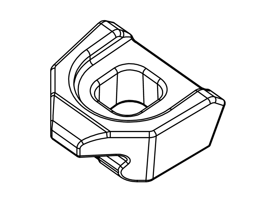 AL-SP016 M-Sistem TNMG 16, TNMG 22 Baskı Pabucu