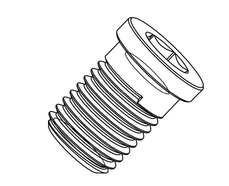 AL-SP019 S-Sistem M3.5*11 CCMT 09, DCMT 11, VBMT 16, VCMT 16, TCMT 16, Diş vida 16 Altlık vidası (Bukse vida)