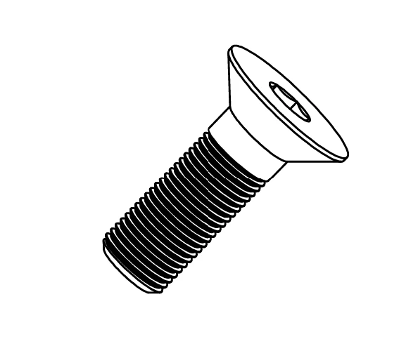 AL-SP050 T-Sistem için WNMG 06, KNUX 16 Altlık Vidası
