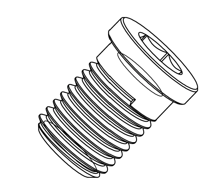 AL-SP060 S-Sistem M4.5"13 CCMT 12, SCMT 12, Diş Vida 22 Altlık Vidası  (BUKSE Vida)